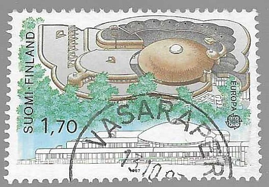 1987 1,70MK EUROPA-MERKKI VASARAPER...13.10.87 LEIMALLA