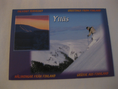 Ylläs postikortti, kulkematon