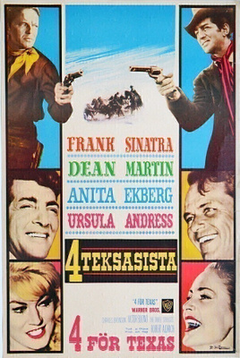 Elokuvajuliste: 4 Teksasista (Frank Sinatra, Dean Martin)