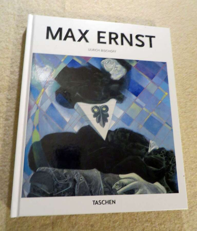 MAX ERNST Kovakantinen taidekirja. Engl.  96 sivua.