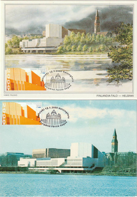 2 maksimikorttia Finlandiatalo Helsinki