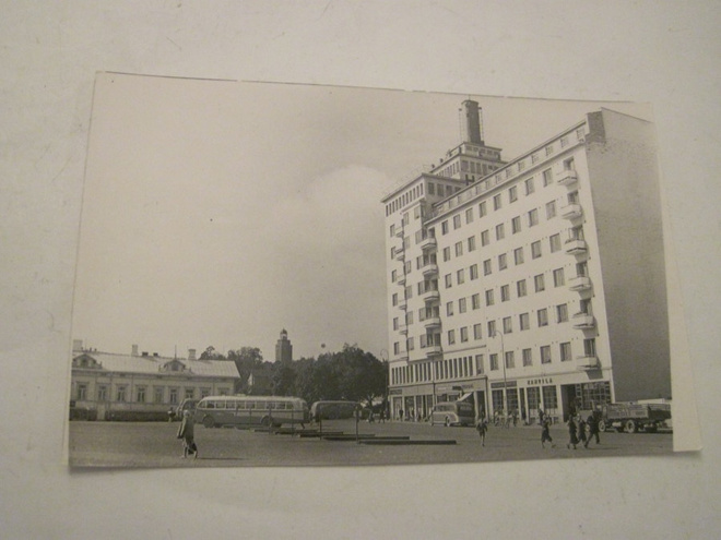 Kortti Kotka Linja-Auto Asema 1950-l Alkup.Mallikappale