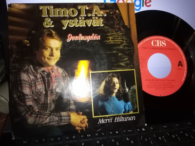 7" single :  TIMO T. A. &. ystävät :  Joulusydän ( SIS POSTI