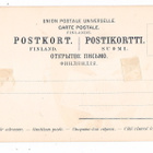VANHA Postikortti Sortokausi Postimerkit Liput KOMEA 1901 - pikkukuva 2