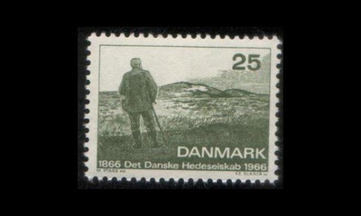 Tanska 440x ** Nummiyhdistys x-paperi (1966)