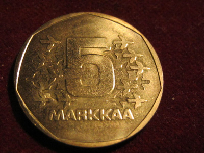 5 markkaa 1976