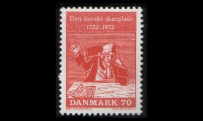 Tanska 530 ** Tanskan teatteri 250v (1972)