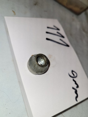 vanha mopo tunturi tai muu renkaan akselin mutteri 9mm