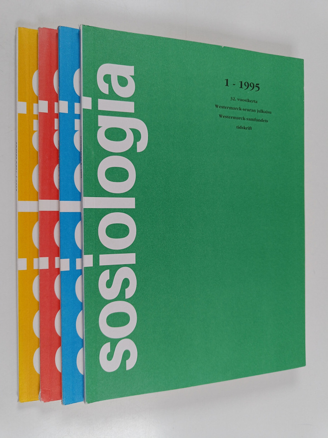 Sosiologia vuosikerta 1995 1-4