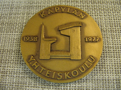 Käpylän Yhteiskoulu mitali 1938-1977.