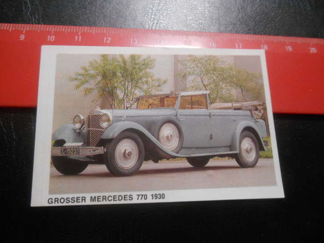 K13. Jenkki Vanhat autot tarrakuvina # GROSSER MERCEDES 770