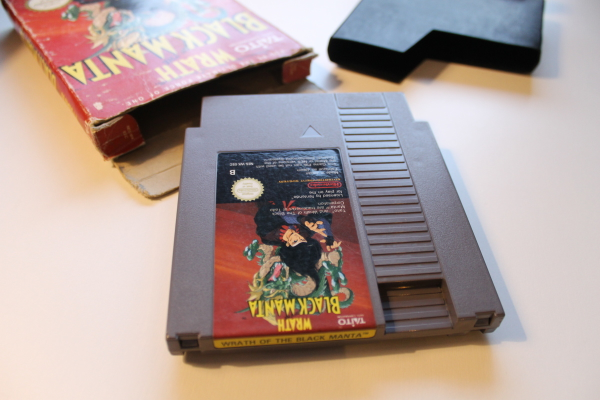 WRATH OF THE BLACK MANTA NINTENDO NES PAL A ITA ITALIANO CARTUCCIA