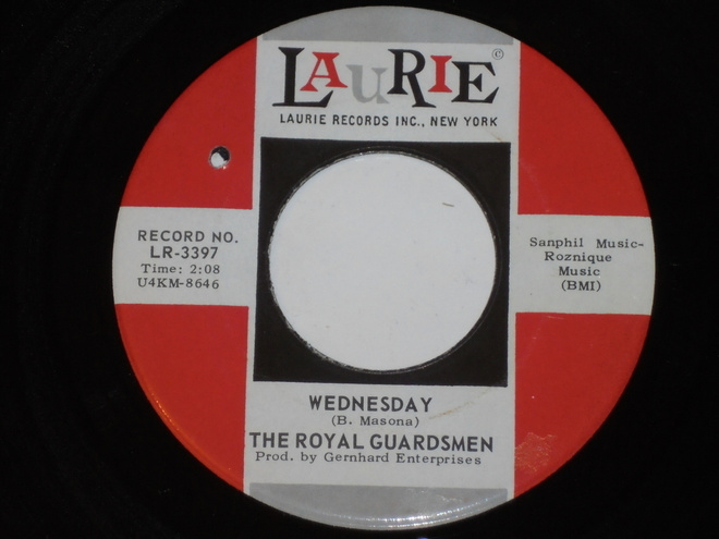7" The ROYAL GUARDSMEN - Wednesday - single 1967 pop rock EX