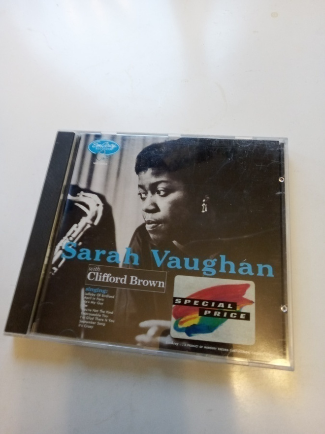 CD Sarah Vaughan with Clifford Brown  ( Sis.postikulut )