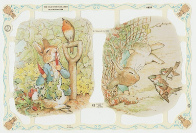 * MLP 1837, the tale of Peter rabbit-arkki, Beatrix Potter *