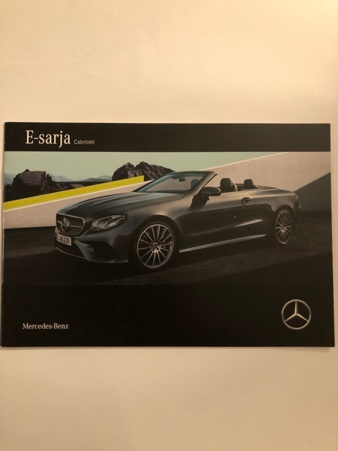 Myyntiesite - Mercedes-Benz E-sarja Cabriolet - 6/2017