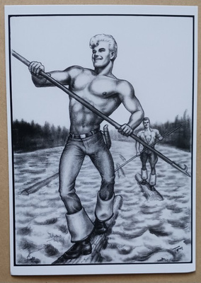 Tom of Finland (Touko Laaksonen): Salskeat uittomiehet, ei p