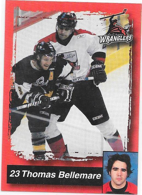 2005-06 Las Vegas Wranglers #23 Thomas Bellemare farmi gooni
