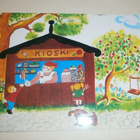 Marita Laitakari: Kioskilla, väripk, p. 1994 - pikkukuva 1