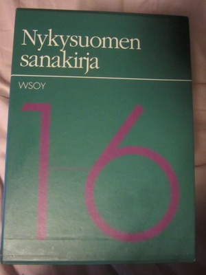 Nykysuomen sanakirja 6 osaa  WSOY 1992