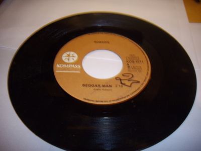 7" single : ROBSON : Beggar man (1978)