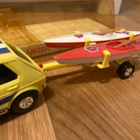 VW Golf + peräkärri 1/43. Vanha pienoismalli. - pikkukuva 3