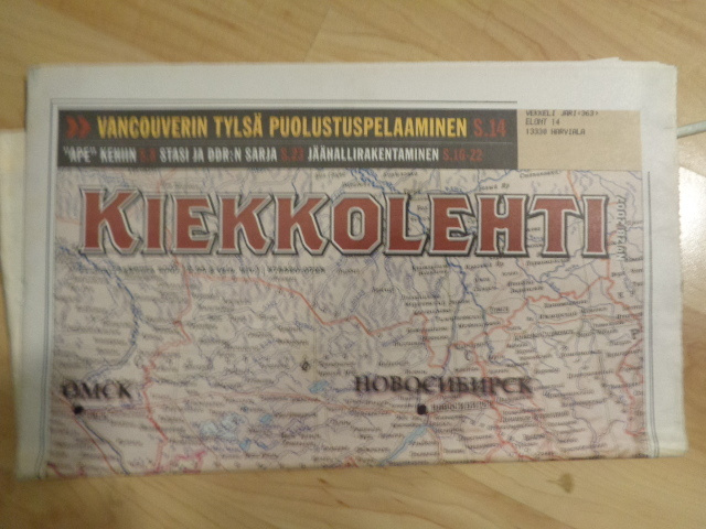 Kiekkolehti Nro 28/2007 (15.11)