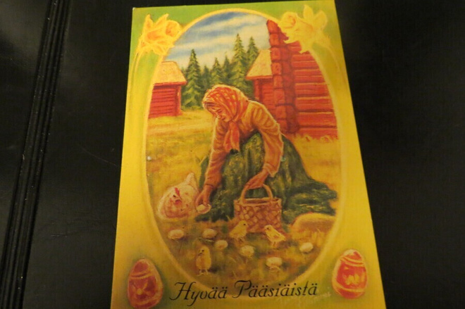 TERHO PELTONIEMI KULKENUT PÄÄSIÄISKORTTI