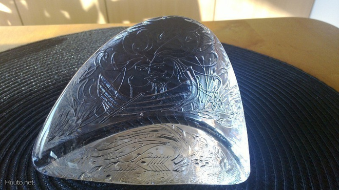 Valto Kokko lasipaino Onnelliset, Iittala