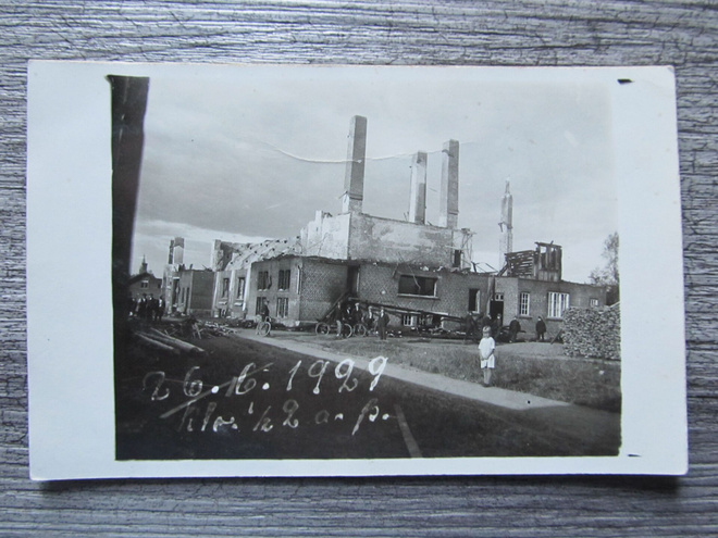 MISTÄ....?? Palanut rakennus 26.6.1929.