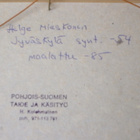 Helge Mieskonen LATOJA  öljyväri 11x13cm - pikkukuva 4
