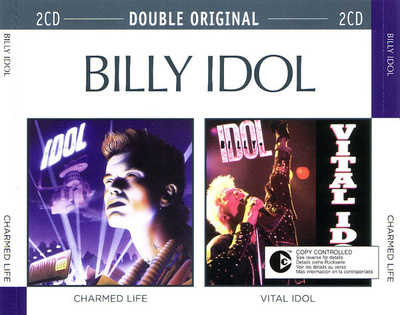 Billy Idol (2CD) Charmed Life / Vital Idol HYVÄ KUNTO!!