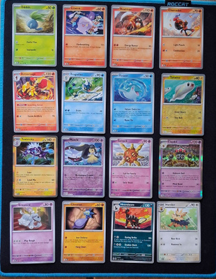 Pokemon kortit 16kpl (#183 Obsidian Flames)