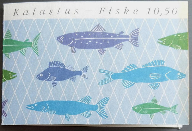 Markkavihko, Kalastus 1991, postituore, 5 merkkiä