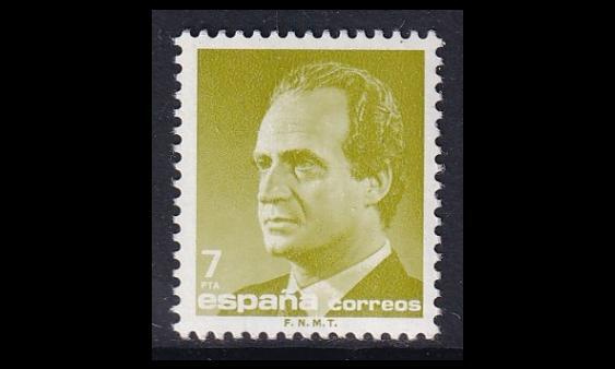Espanja 2713 ** Käyttösarja kuningas Carlos I (1986)