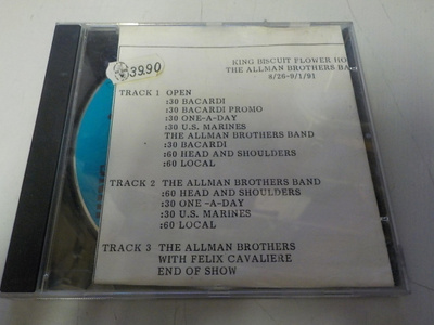 ALLMAN BROTHERS BAND - KING BISCUIT FLOWER HOUR LIVE CONCERT