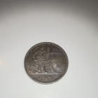 1 ruplan hopea kolikko 1924 - pikkukuva 1