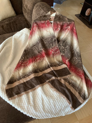 Värikäs kukka pashmina hartiahuivi