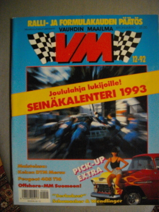 Vauhdin Maailma Nro 12/1992 (10.11)