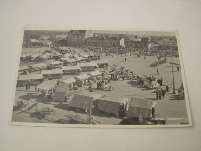 VANHA Postikortti Kuopio 1950-l Alkup.Mallikappale