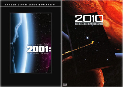 2001 + 2010 Avaruusseikkailu, Stanley Kubrick 3DVD SUOMI TXT