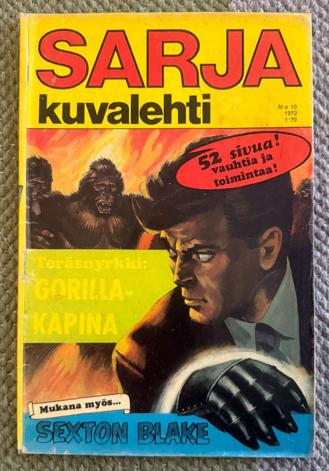 SARJAKUVALEHTI 10/1972 - KONTAKTIMUOVITETTU