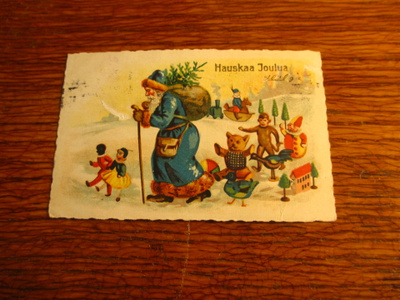 vanhakoko 469 pk joulupukki ja lelut marssilla kulkenut 1923