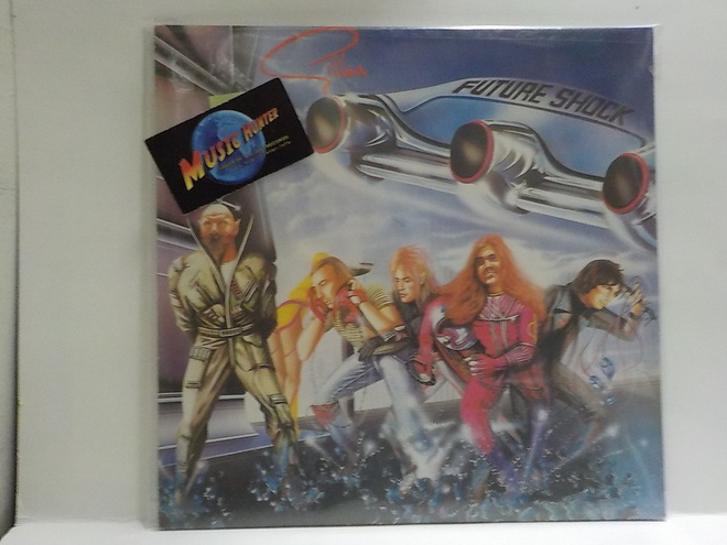 GILLAN - FUTURE SHOCK M-/M- LP 1st eu txt sleeve