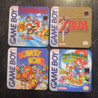 CAME BOY TUOPINALUSTAT 4 KPL YHT. HINTAAN. NINTENDON PELI - pikkukuva 1