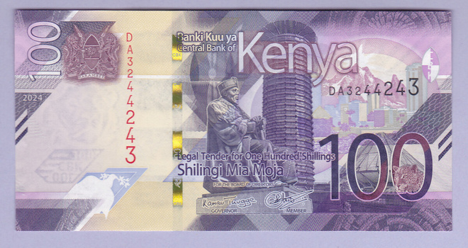 Kenia 100 Shillings v.2024 UNC P-New