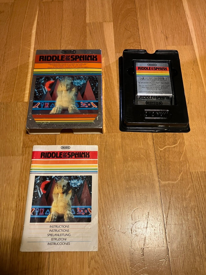 Atari 2600 - Riddle of the Sphinx (PAL, CIB)