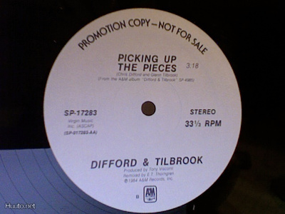 DIFFORD&TILBROOK :: PICKING UP THE PIECES::VINYYLI 12" PROMO