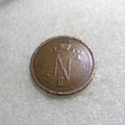 10  penniä   1895    kl  8  tasaisesti  patinoitunut, - pikkukuva 2
