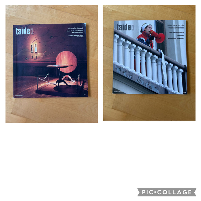 Taide lehti, 2 kpl ( 2009 )  Nrot  4 ja 5